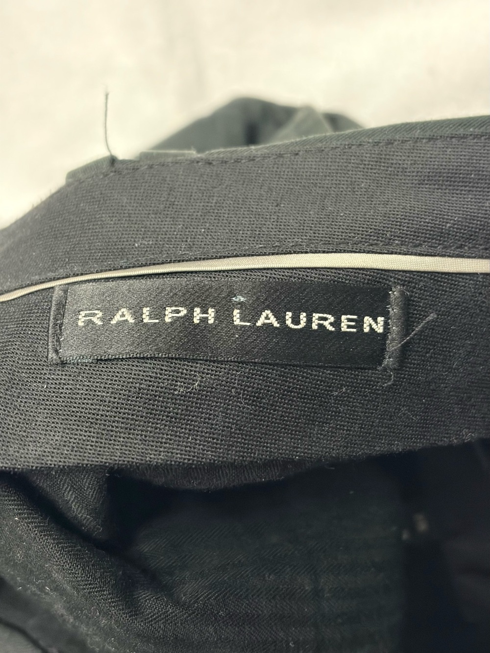 Ralph Lauren Black Flat-Front Men's Shorts - Picture 4 of 5